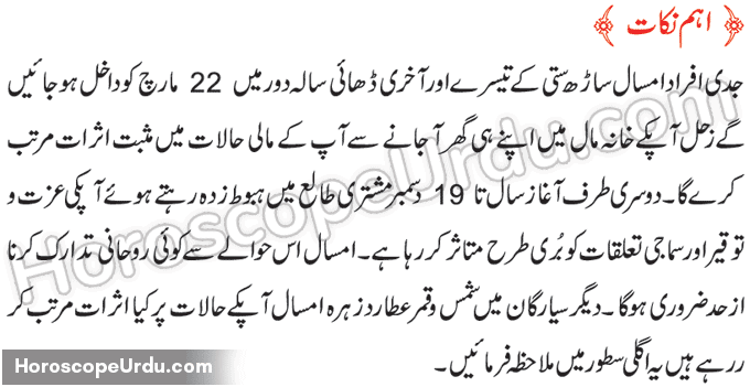 horoscopes capricorn today urdu